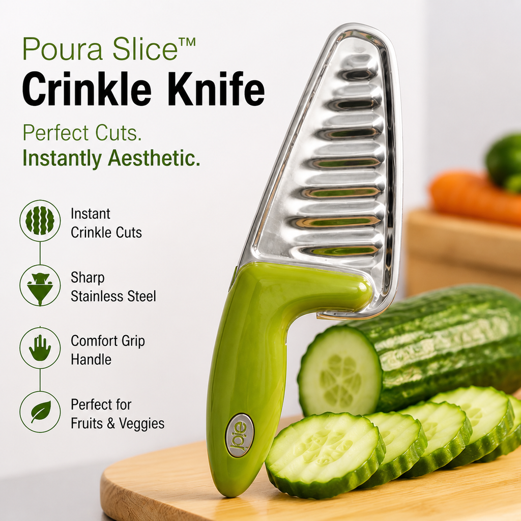 Poura Slice™ Crinkle Knife